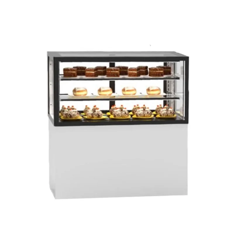 Haute Qualité Vitrine chaude Self Service - Service arrière - Série INTEGRA avec base de 100 - 2 niveaux - 1000 x 600 x 1100 mm - SAYL
