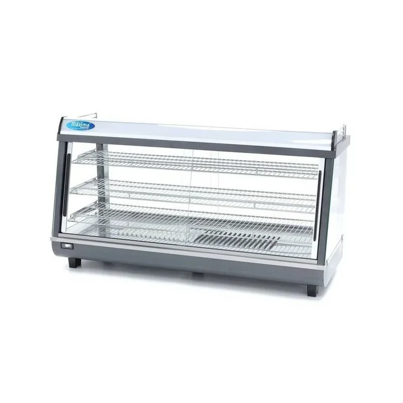 Prix Cassé Vitrine chauffante 3 étagères - 186 litres - 1215 x 484 x 662 mm