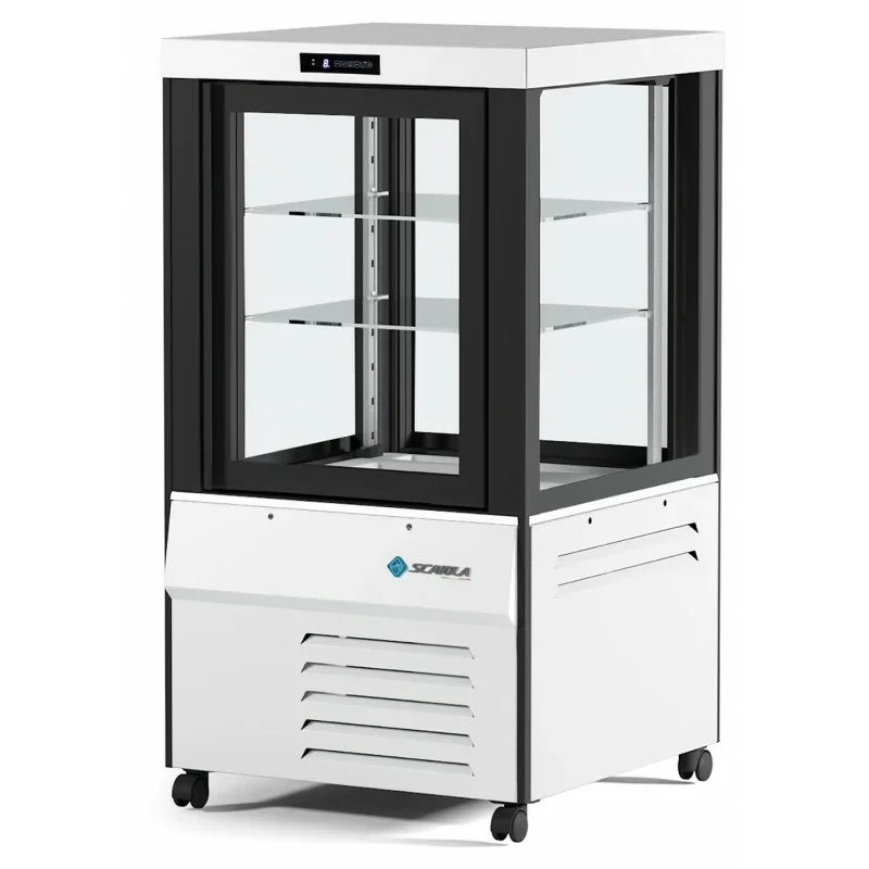 Vitrine de boulangerie 4 faces - 230 litres - T° +2/+10°C Populaire
