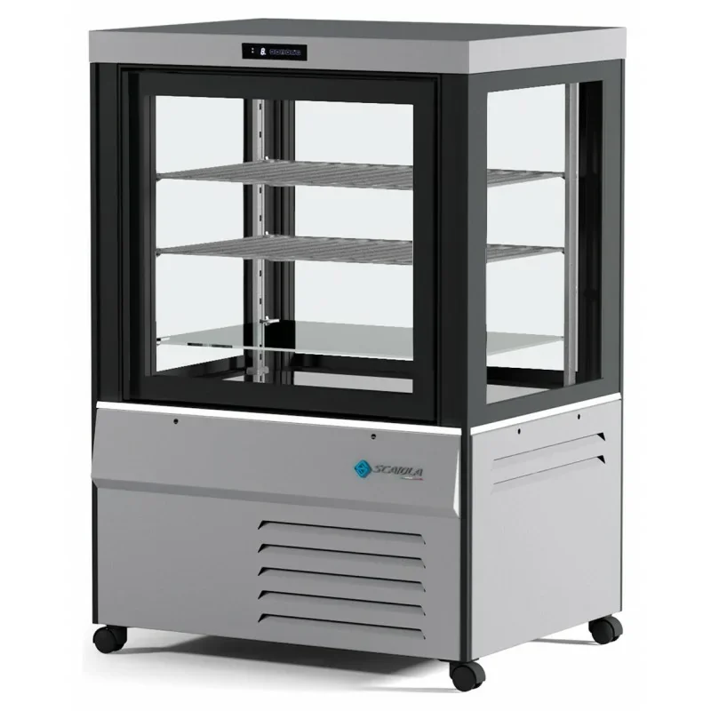 Paiement Sécurisé Vitrine de boulangerie 4 faces - 270 litres - T° +2/+10°C